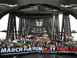 Puluhan Ribu Warga Australia pro Palestina Demo, Tuntut Akses Bantuan Untuk Gaza