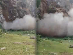 Video: Detik-detik Bukit Runtuh di Hazaribag Jharkhand India