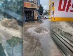 Video: Banjir di Seoul Lumpuhkan Aktivitas Penduduk, Ribuan Mengungsi dan 1 Nyawa Melayang