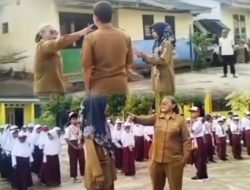 Video: Guru Ngamuk Ancam Cekik Siswa Saat Upacara di SDN Pesawaran