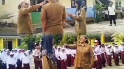 Guru Cekik Siswa