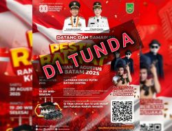 Pesta Rakyat Batam Malam Ini Diundur Pemko, Amsakar: Pertimbangan Eskalasi