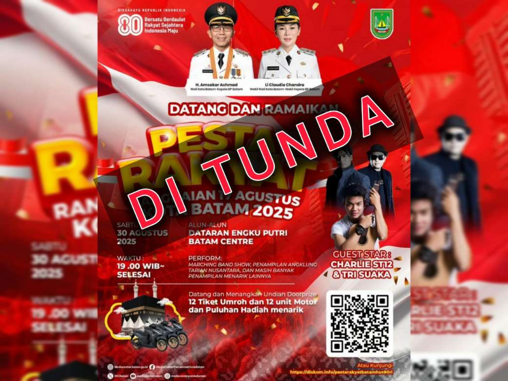 Pesta Rakyat Batam Diundur