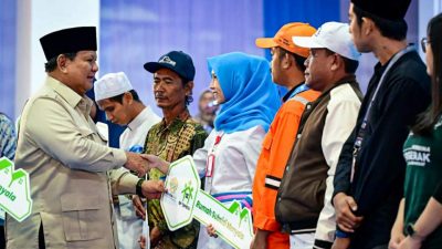 Prabowo Resmikan Akad Massal