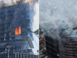 Selain Gedung Pemerintah, Hotel Hilton Nepal di Kathmandu Dibakar Massa