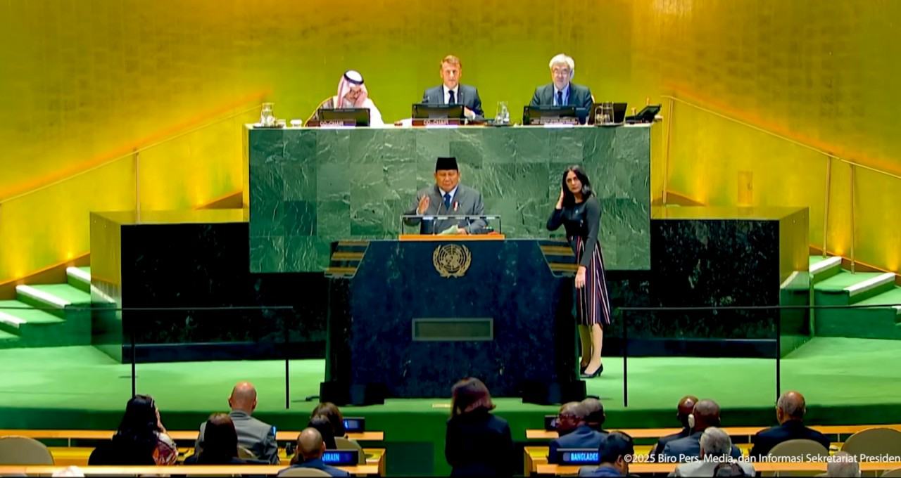 Pidato Prabowo di PBB