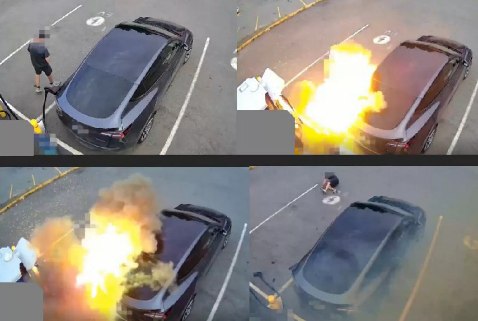 Mobil Tesla Meledak