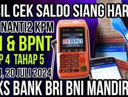 Saldo KKS BNI Naik Mendadak? Ini Tanda PKH dan BPNT Tahap 4 Cair