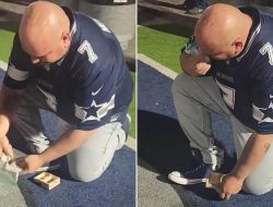 Cowboy Fans Witness Man Scattering Cousin’s Ashes at Stadium