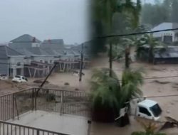 Video: Banjir di Padang Terjang Pemukiman di Lubuk Minturun, Warga Panik Selamatkan Diri