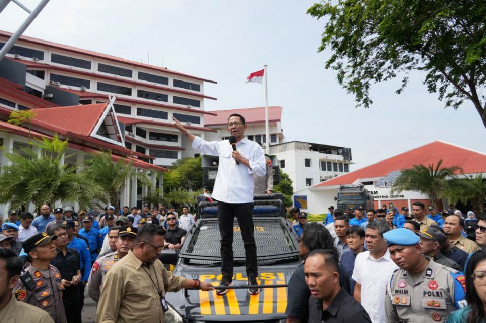 Warga Sengkuang Demo BP Batam