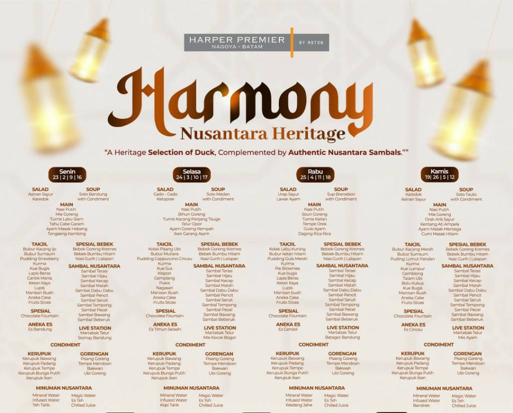 Harper Nagoya Buka Puasa
