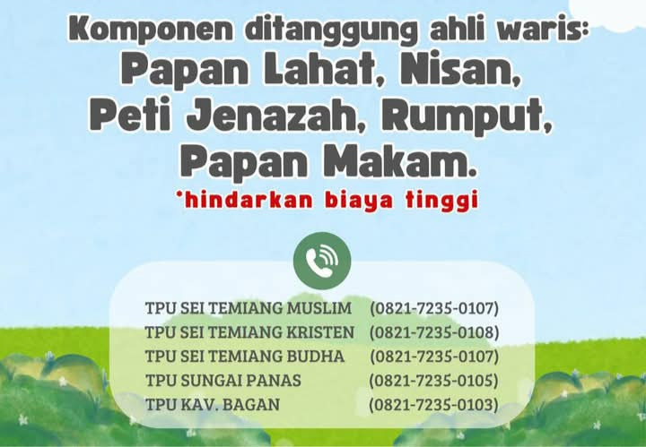 Biaya Pemakaman di Batam Gratis