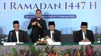 Pemerintah Tetapkan 1 Ramadan 1447 H Jatuh pada Kamis 19 Februari 2026