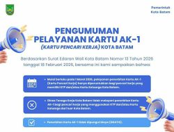 Disnaker Batam Stop Pembuatan Kartu Pencari Kerja Bagi KTP Luar Daerah