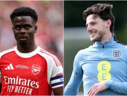 Eight Stars Depart England Camp: Rice, Saka Among Them