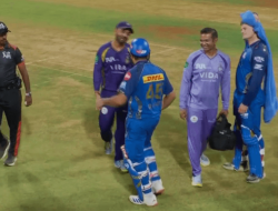 Rohit & Rahane’s Fun as KKR Skipper Exits Cramped