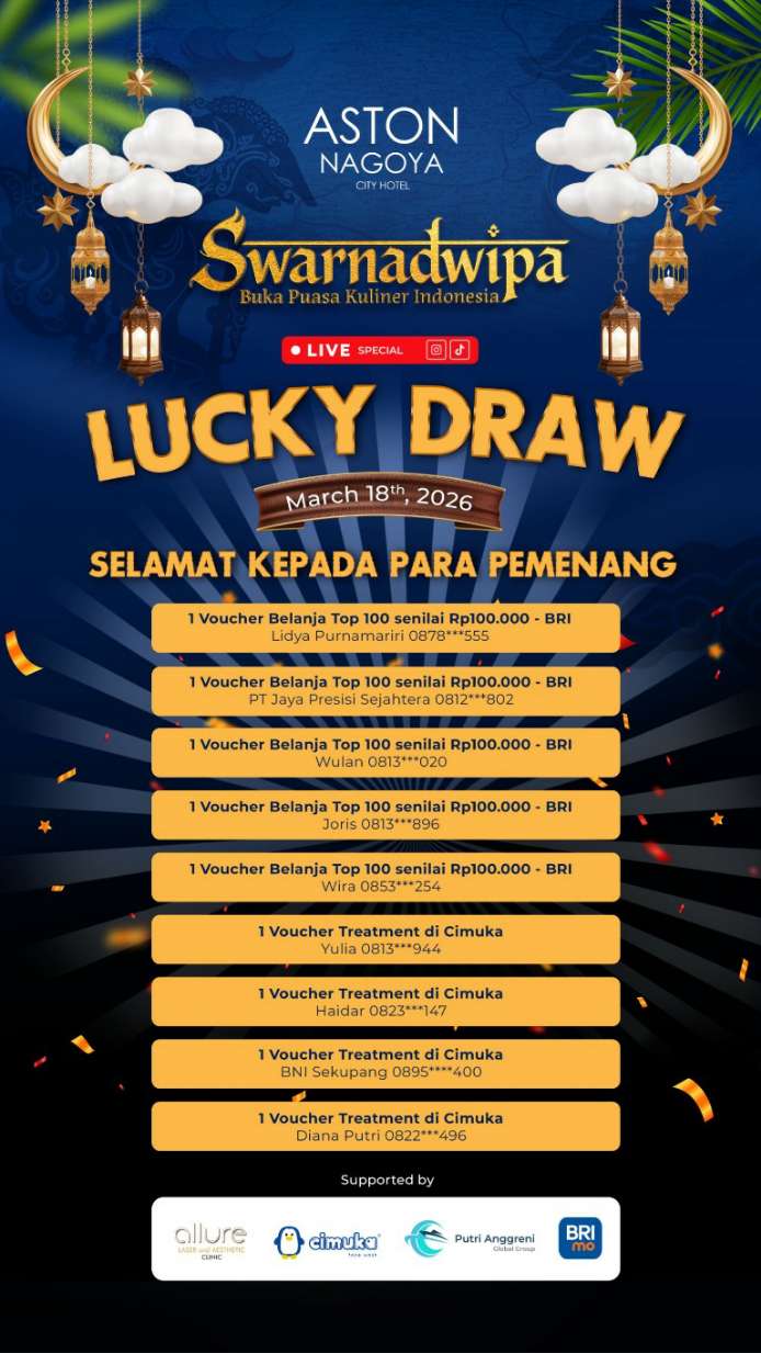 Aston Nagoya Lucky Draw