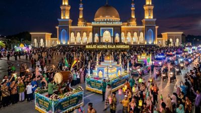 Pawai Takbir Batam Bakal Digelar di Masjid Agung Raja Hamidah