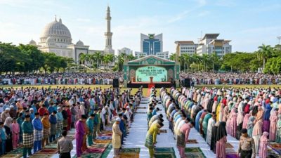 Batam Siapkan 1.020 Titik Salat Id, Tersebar di Masjid hingga Lapangan