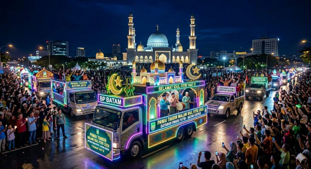 Pawai takbir batam 2026