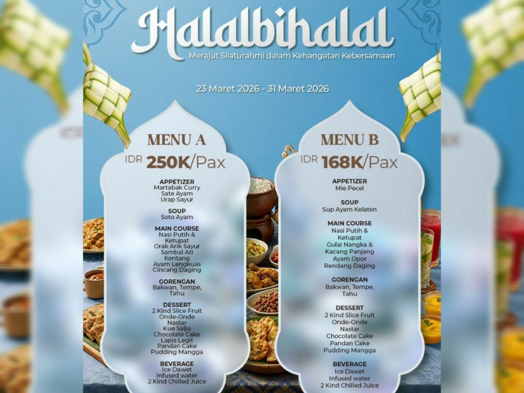 Menu Halalbihalal Aston Batam