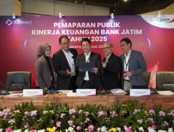 Kenaikan Kredit 46% Bawa Laba Bank Jatim Tembus Rp1,61 Triliun