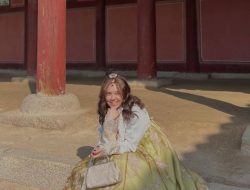 7 potret Ziva Magnolya dalam hanbok di Istana Gyeongbokgung