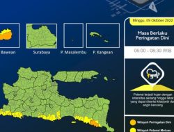 Prakiraan Cuaca BMKG: DIY Berpotensi Hujan Akhir Pekan Ini