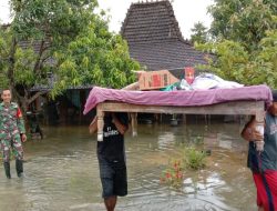 Sungai Terantang Meluap, Jalan dan Permukiman Tenggelam