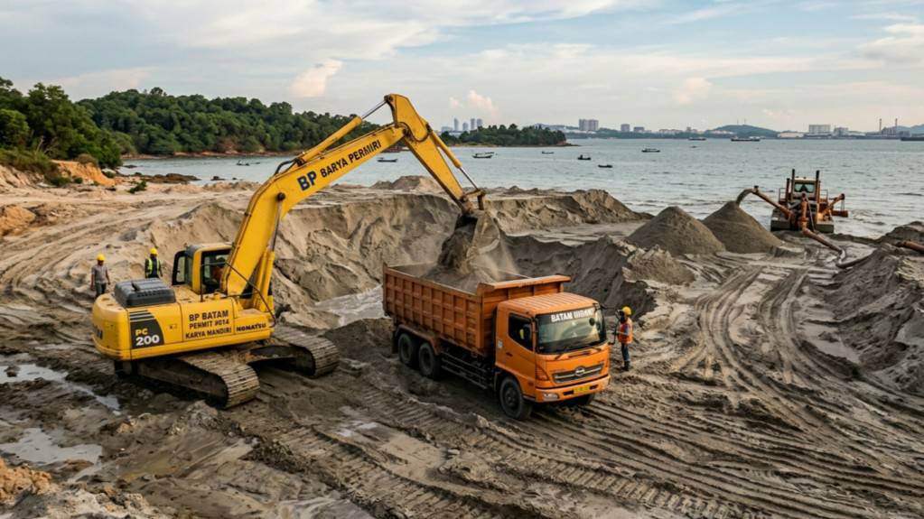 Tambang Pasir Ilegal di Batam