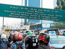 Ganjil genap di Jakarta hari ini Selasa 28 April 2026, berikut titik lokasinya