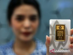 Harga emas hari ini turun, Antam Rp2,945 juta, cek Galeri 24 dan UBS