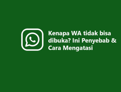 Mengapa WA Tidak Bisa Dibuka, Apakah Ada Gangguan Hari Ini?