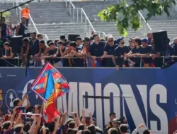 Para Juara Barcelona Menggemparkan Kota, Aksi Lamine Yamal Viral!