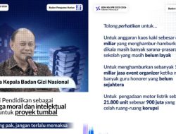 BEM IPB Tolak Dapur MBG, Sindir Ketua BGN, Rakyat Muak Akibat Ribuan Anak Keracunan