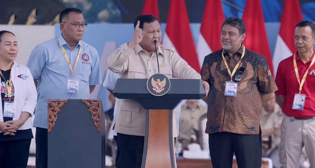 Prabowo May Day 2026