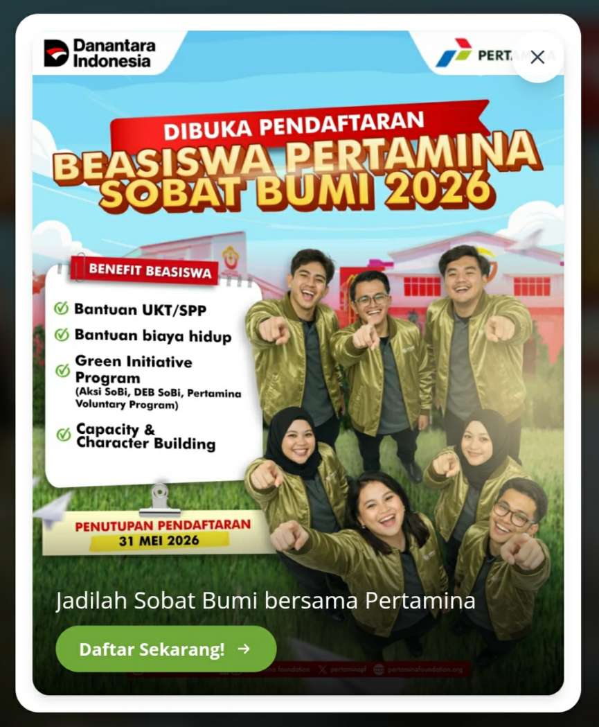 Beasiswa Sobat Bumi
