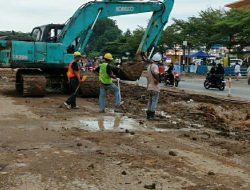 Jalan Tengku Sulung Dilebarkan Pemko Batam, Nilai Proyeknya Rp14, 6 Miliar
