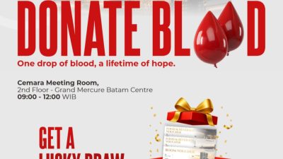 Donor darah di Grand Mercure Batam