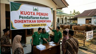 Kuota Penuh, Baznas Pinrang Hentikan Pendaftaran Kurban Setelah Kumpulkan 10 Sapi