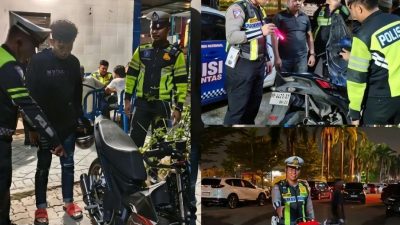 Warga Gerah Aksi Balap Liar, 35 Motor Berknalpot Brong di Batam Disita Polisi