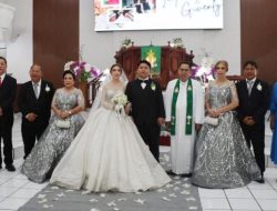 Walikota Saksikan Pemberkatan Nikah Teofani & Givenly