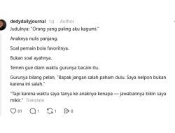 Idola Lebih Dekat: Pengingat untuk Ayah