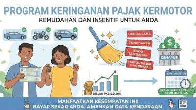 Lampung: Nunggak Pajak Kendaraan? Cukup Bayar 1,5 Tahun!