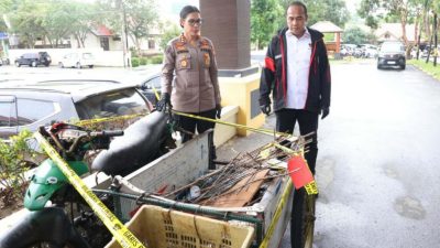 Maling Penutup Drainase Terowongan Pelita Batam Nyabu Dulu Sebelum Beraksi
