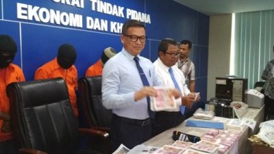 Teknologi canggih, uang palsu Rp 36 M di Taman Tekno BSD berkualitas A!