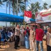 Sambut HUT RI ke 81, Polresta Barelang Bagikan Ratusan Bendera & Sembako di Sembulang