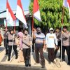 Ditpamobvit Polda Kepri Sebar 2.001 Bendera Merah Putih dan Sembako di Batam Jelang HUT ke-81 RI