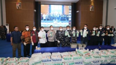 TNI AL Sikat Kapal Asing Bawa 1,3 Ton Ketamine di Batam bernilai Rp 4,5 Triliun